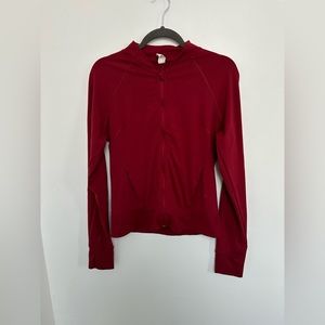 Yogalicious zip-up athletic jacket. Size L